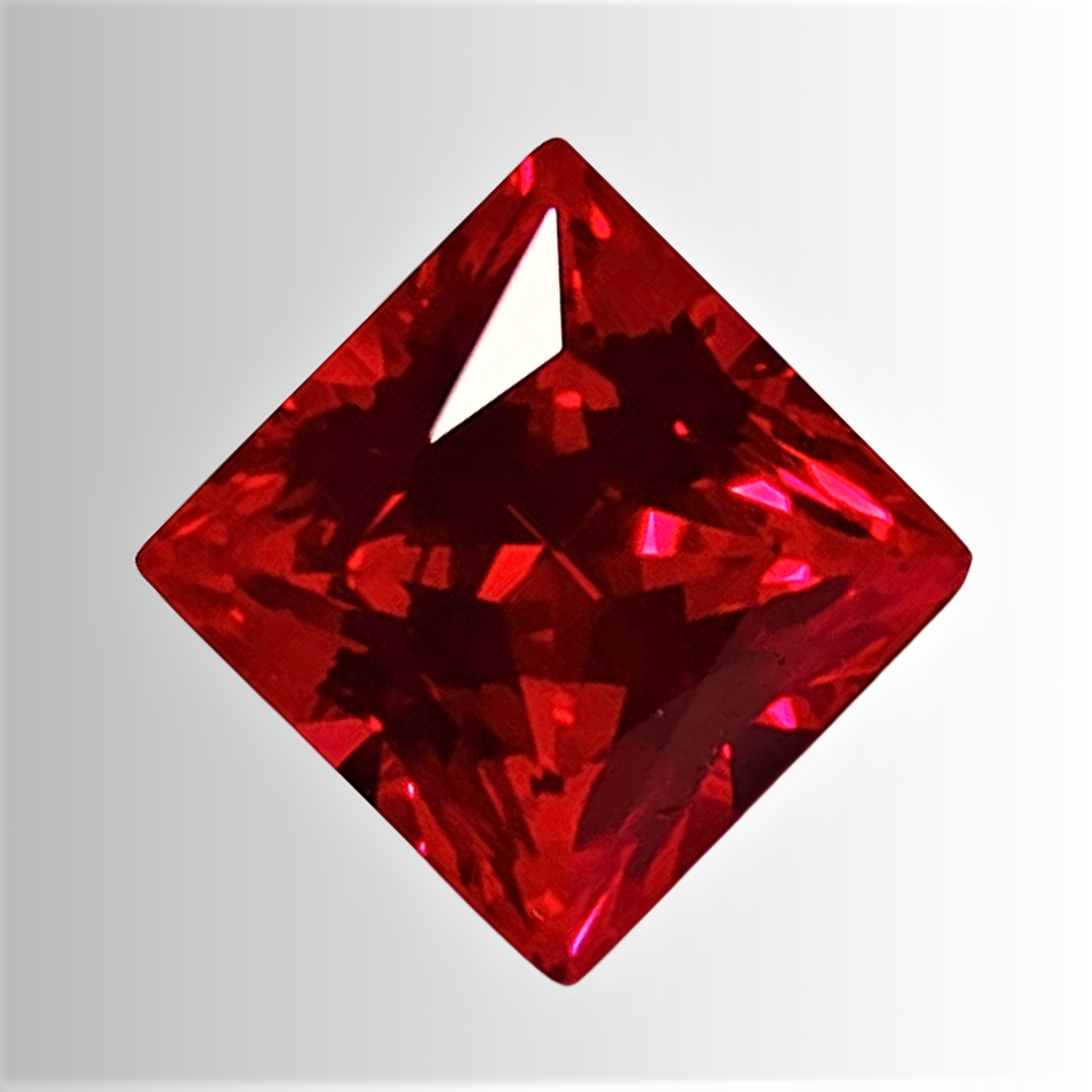 Rubini Lab Grown Taglio Princess