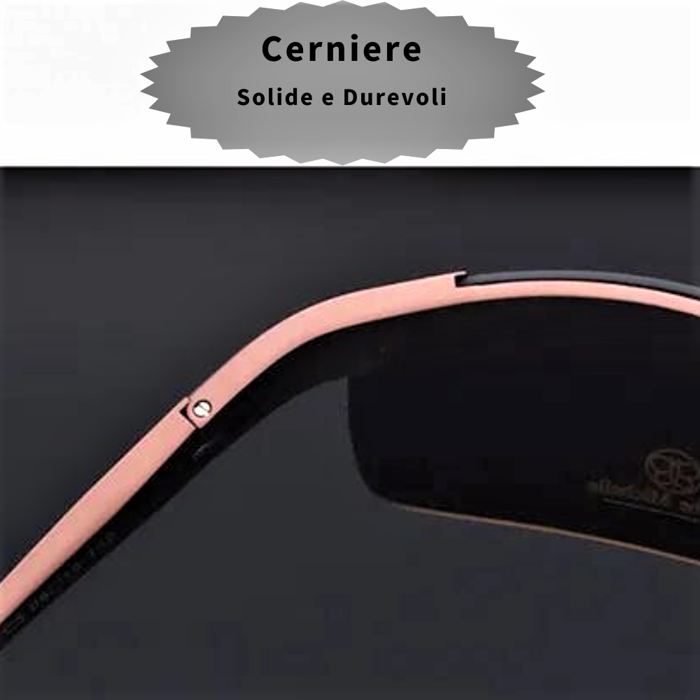 Gafas de sol "Blanche Michelle" en aluminio y magnesio y lentes polarizadas