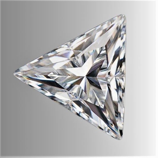 Moissaniti D Color VVS1 Taglio Trillion Equilatero