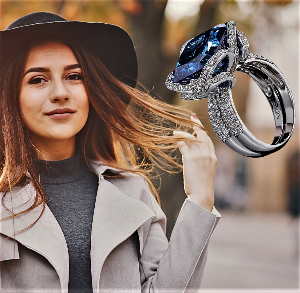 Conjunto "Blu Notte": luz pura para realzar tu outfit