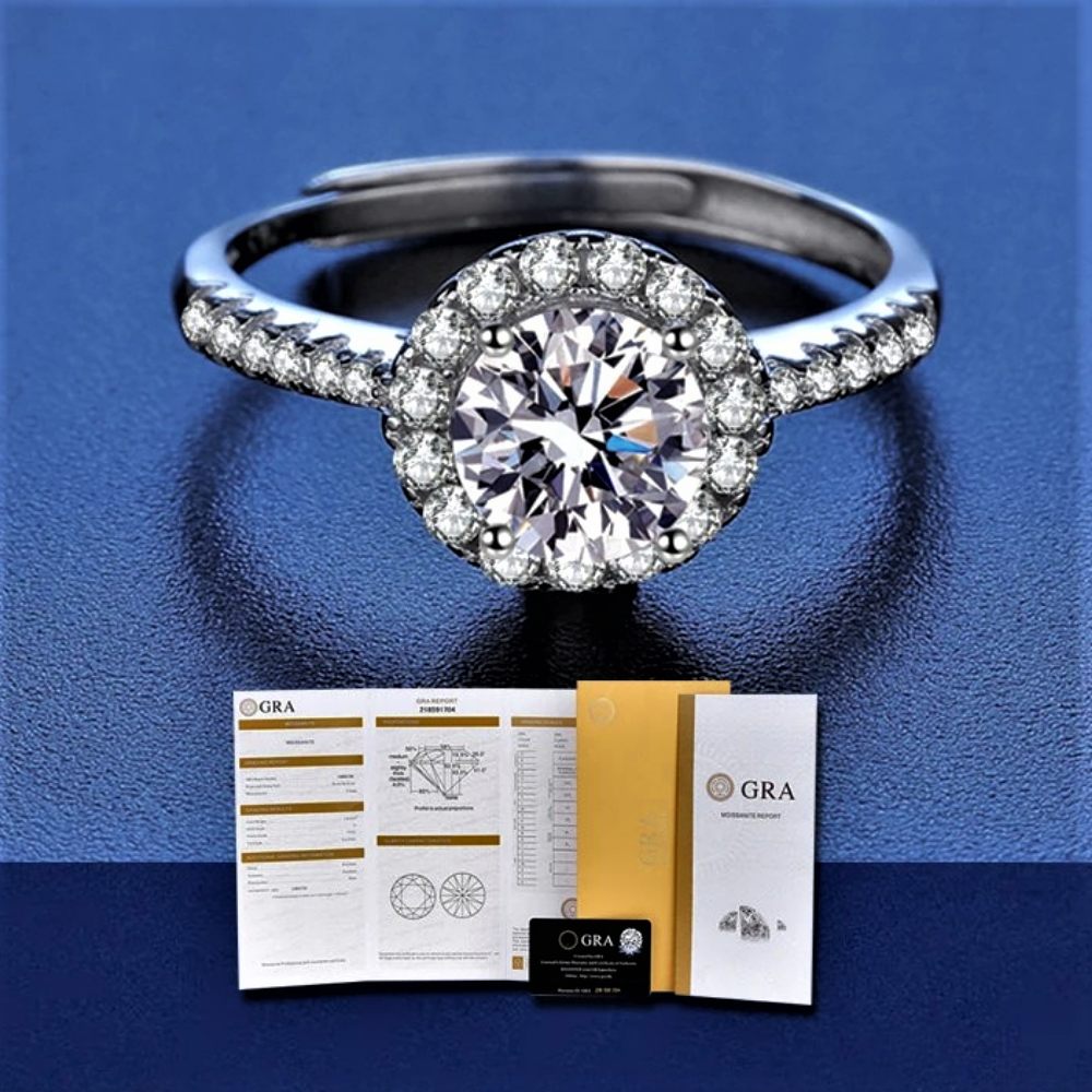 Solitario con Moissanite da 0.50 o 1 carato: 12 Combinazioni di Stile e Luce Infinita