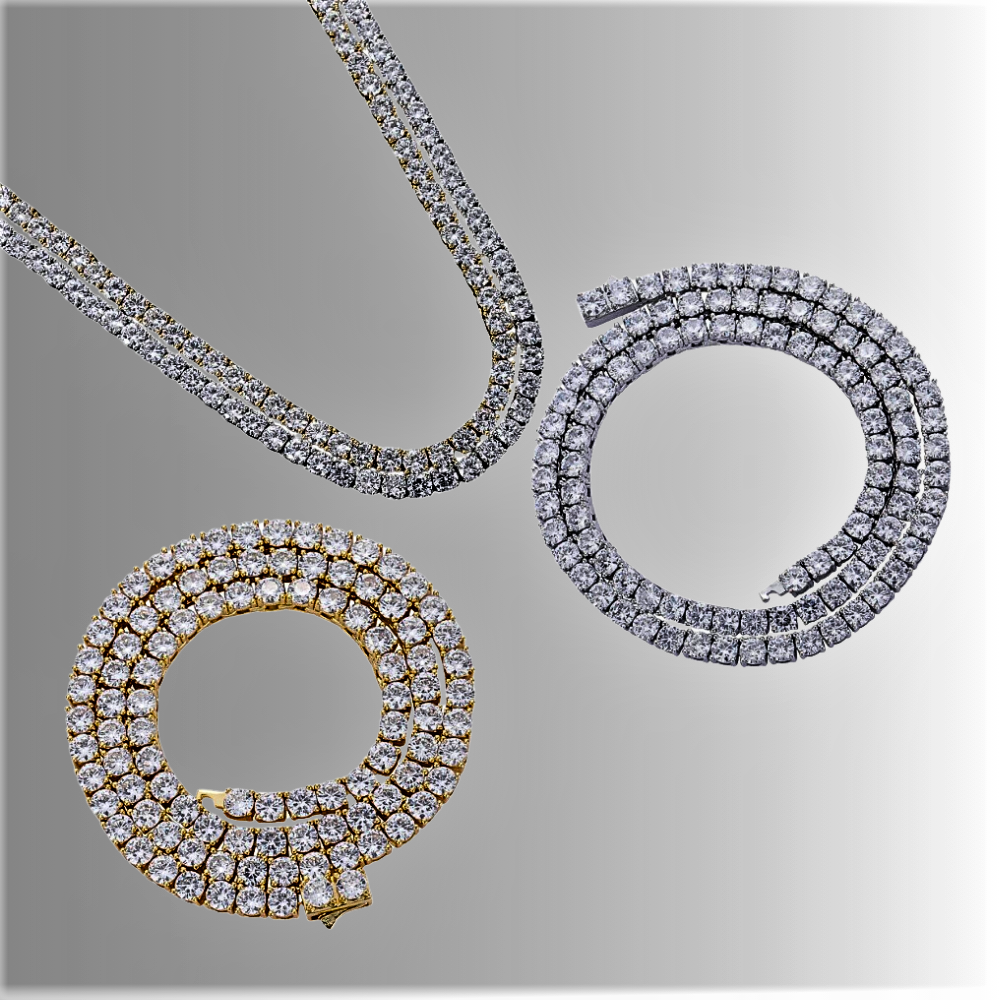 Collares de tenis: una fuente de luz para tu escote