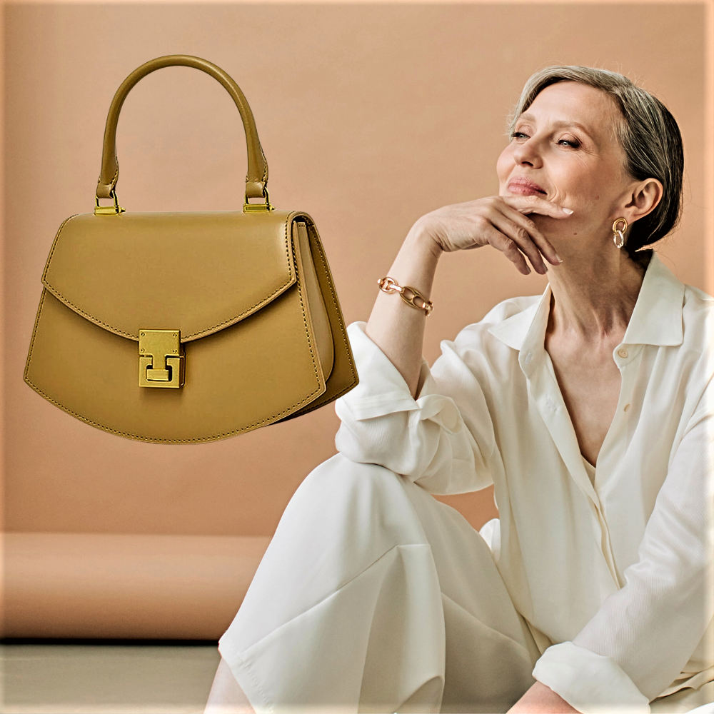 Mini Bolso en Piel Genuina Obra Maestra de Elegancia y Clase