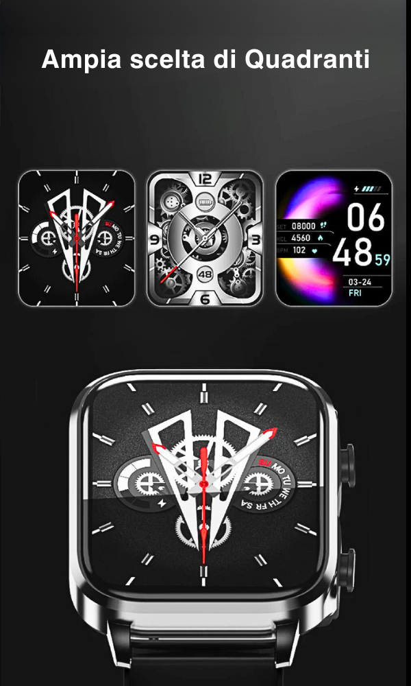 2 in 1 Smartwatch with Built-in TWS Earphones and Sports Features