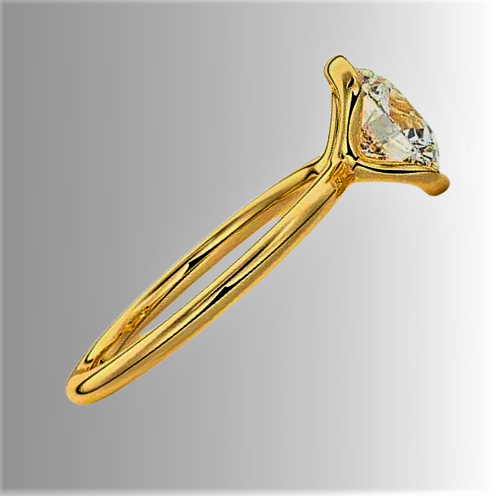 Solitaire "Light On": Timeless Splendor