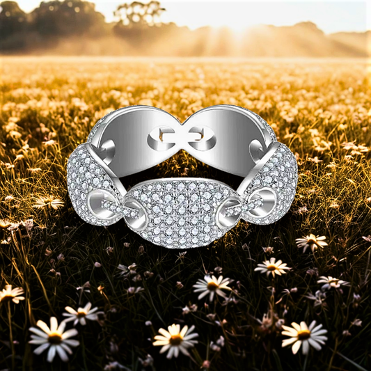 Fascia con Pavè di Moissaniti D Color VVS1 certificate