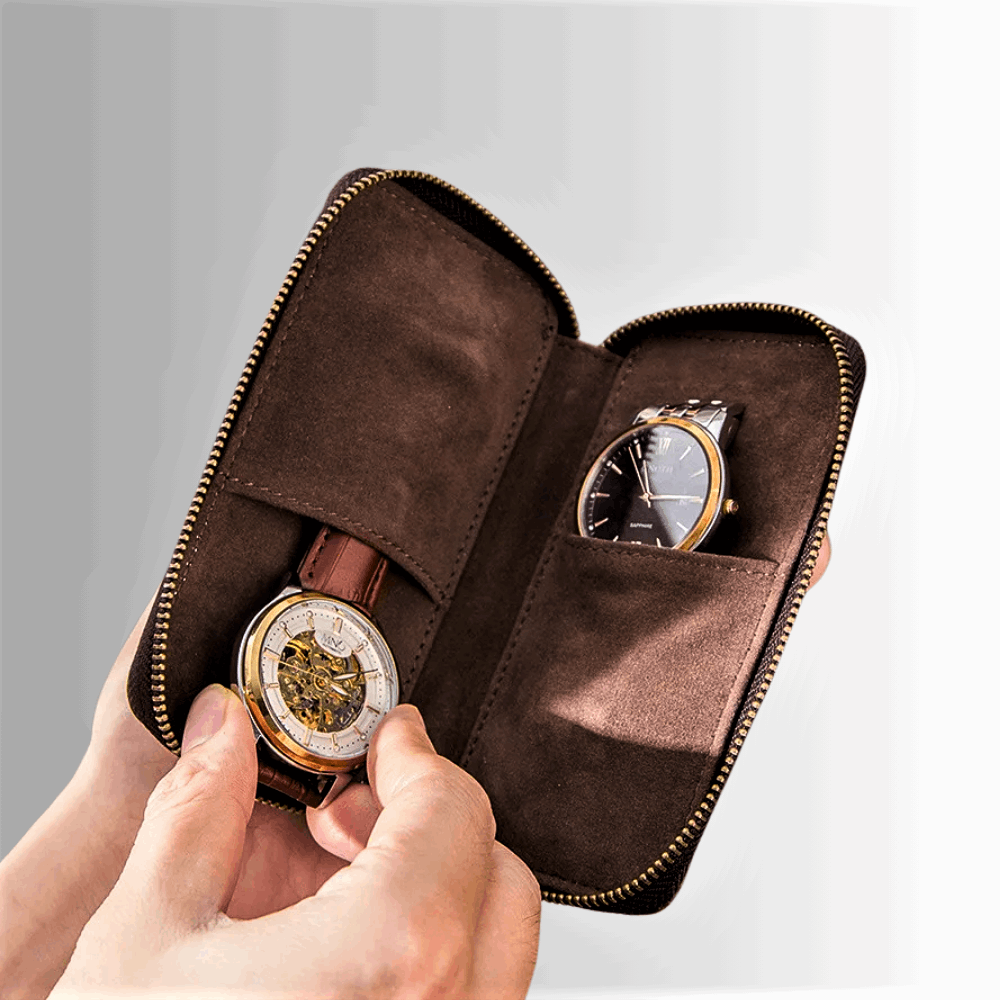 Organizer per Orologi: Eleganza Artigianale e Lusso Intramontabile in Vera Pelle