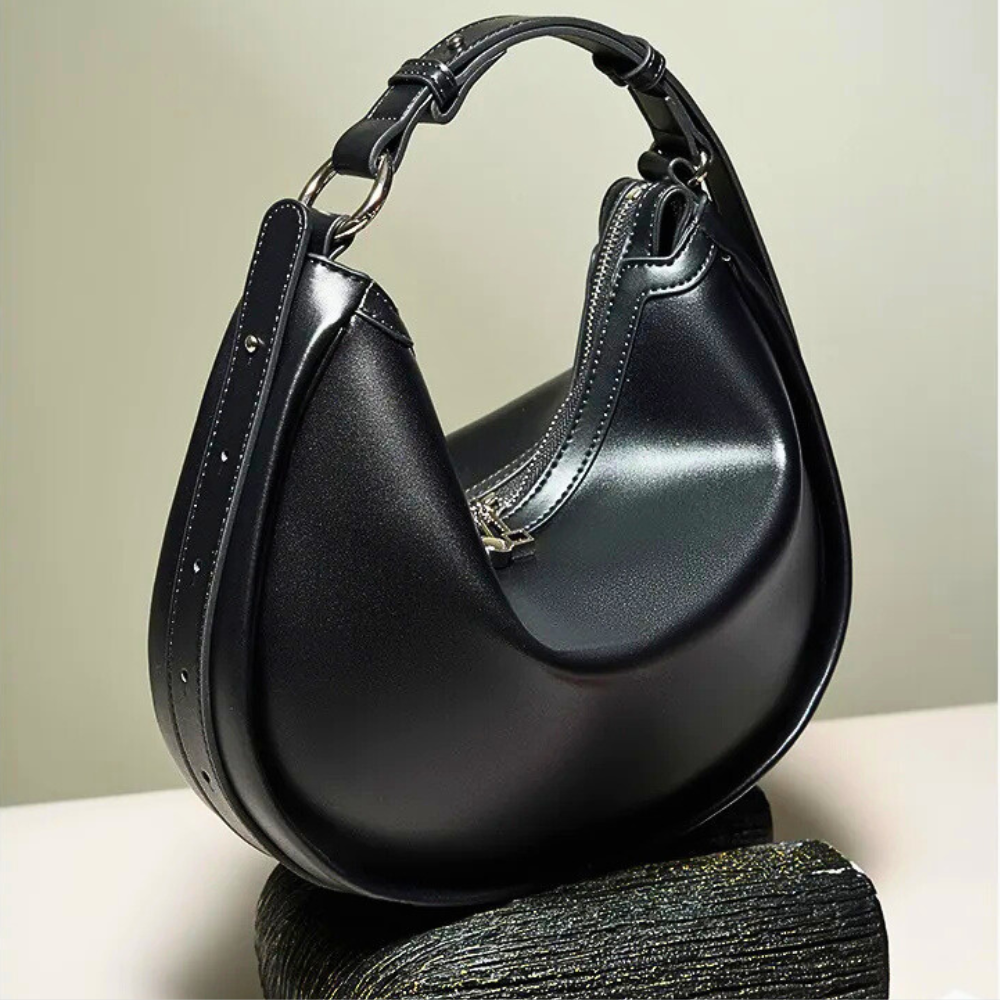 Borsa Hobo in Vera Pelle di Vitellino