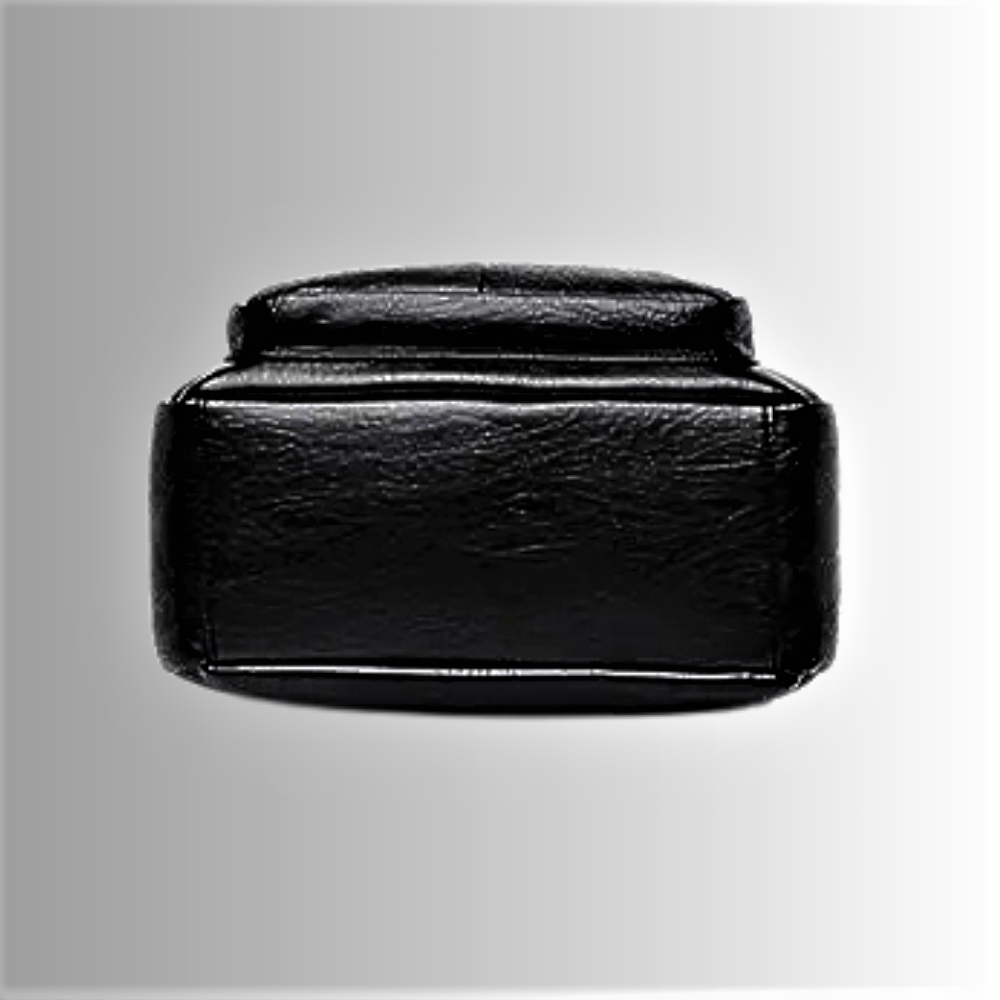 Mochila de piel de oveja grabada: clase y elegancia