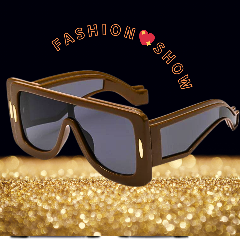 Gafas de sol "Avant-Garde" con montura de moda de gran tamaño