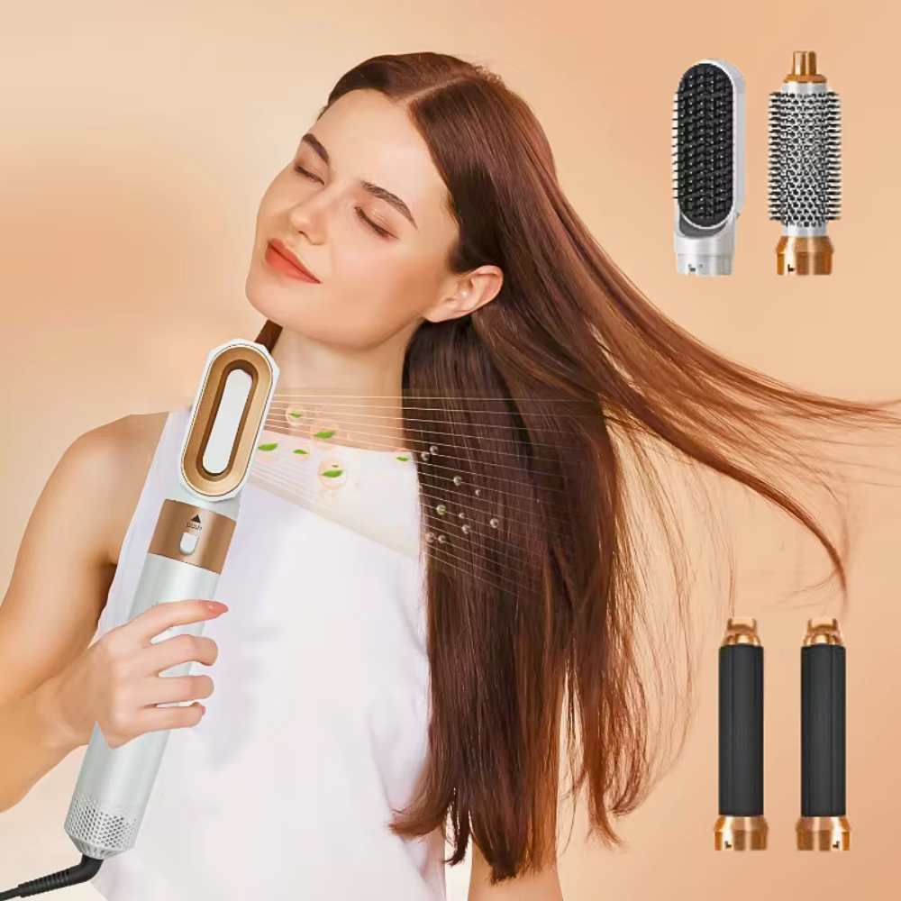 Dispositivo multifunción profesional para peluqueros: 5 funciones en 1 para un cabello perfecto