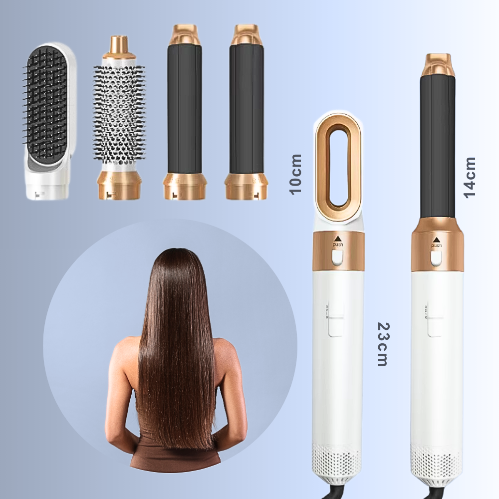 Dispositivo multifunción profesional para peluqueros: 5 funciones en 1 para un cabello perfecto