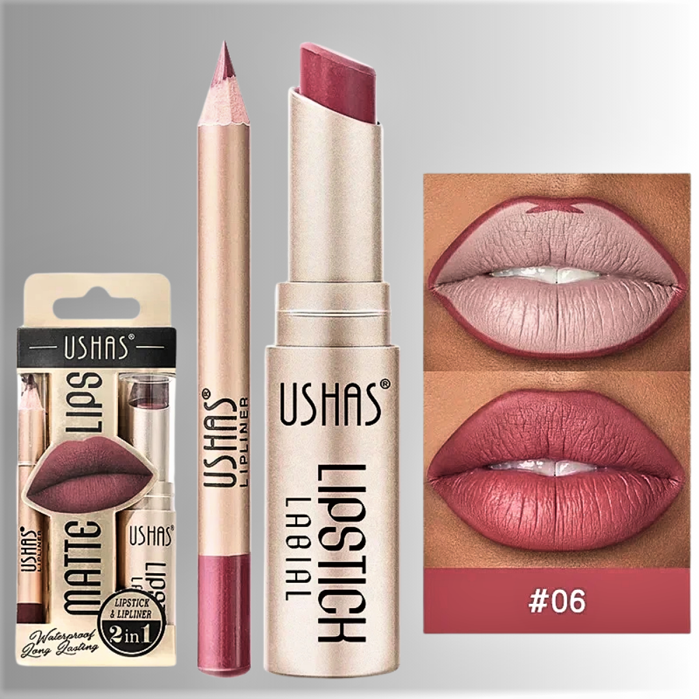 Set Rossetto & Matita per labbra – Eleganza Senza Tempo, Comfort Assoluto