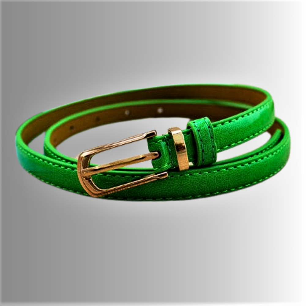 Cinturón Micro Patentado Un Toque de Color para Tus Conjuntos Casuales