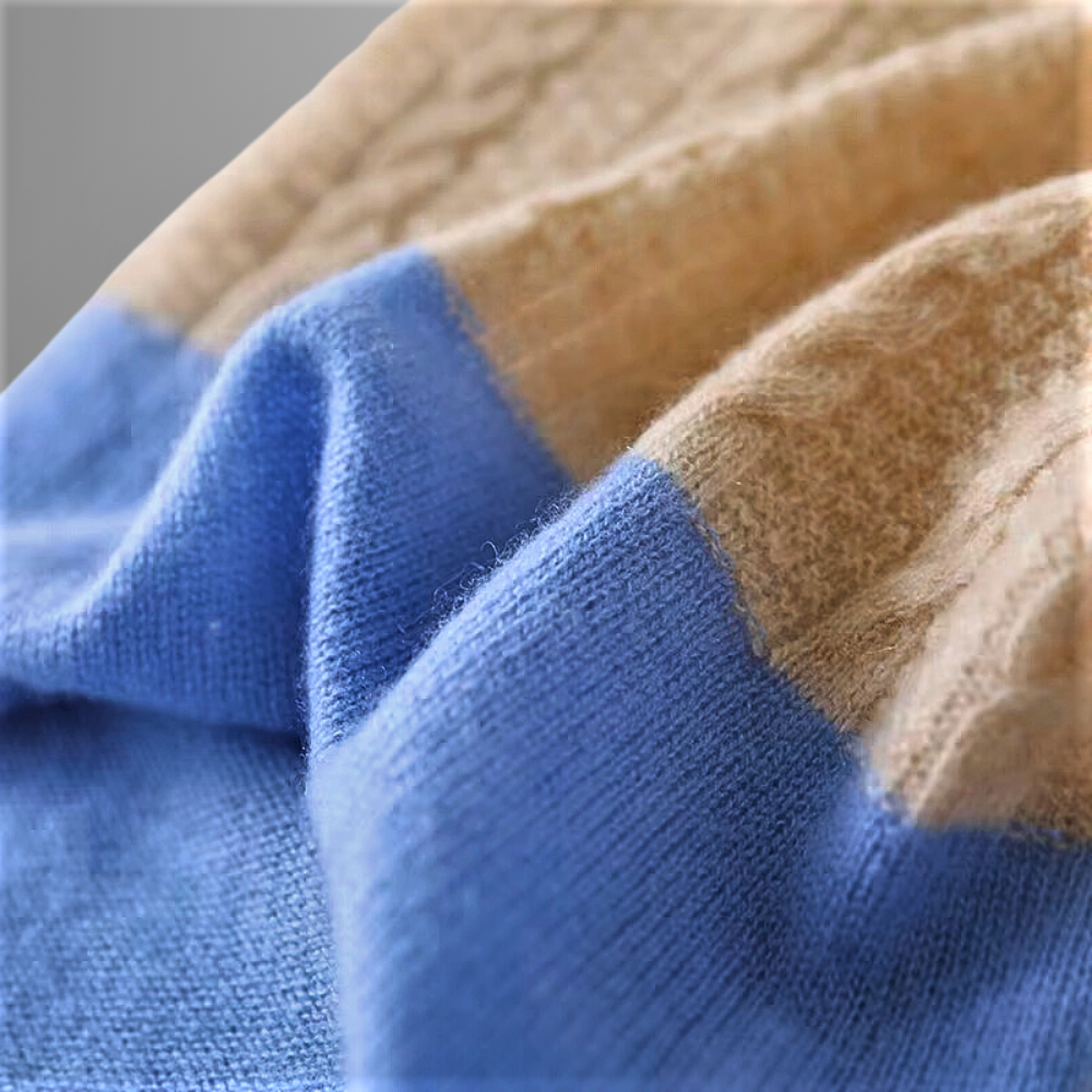 100% Pure Cashmere Neck Warmer: Luxury with a Touch of Originality