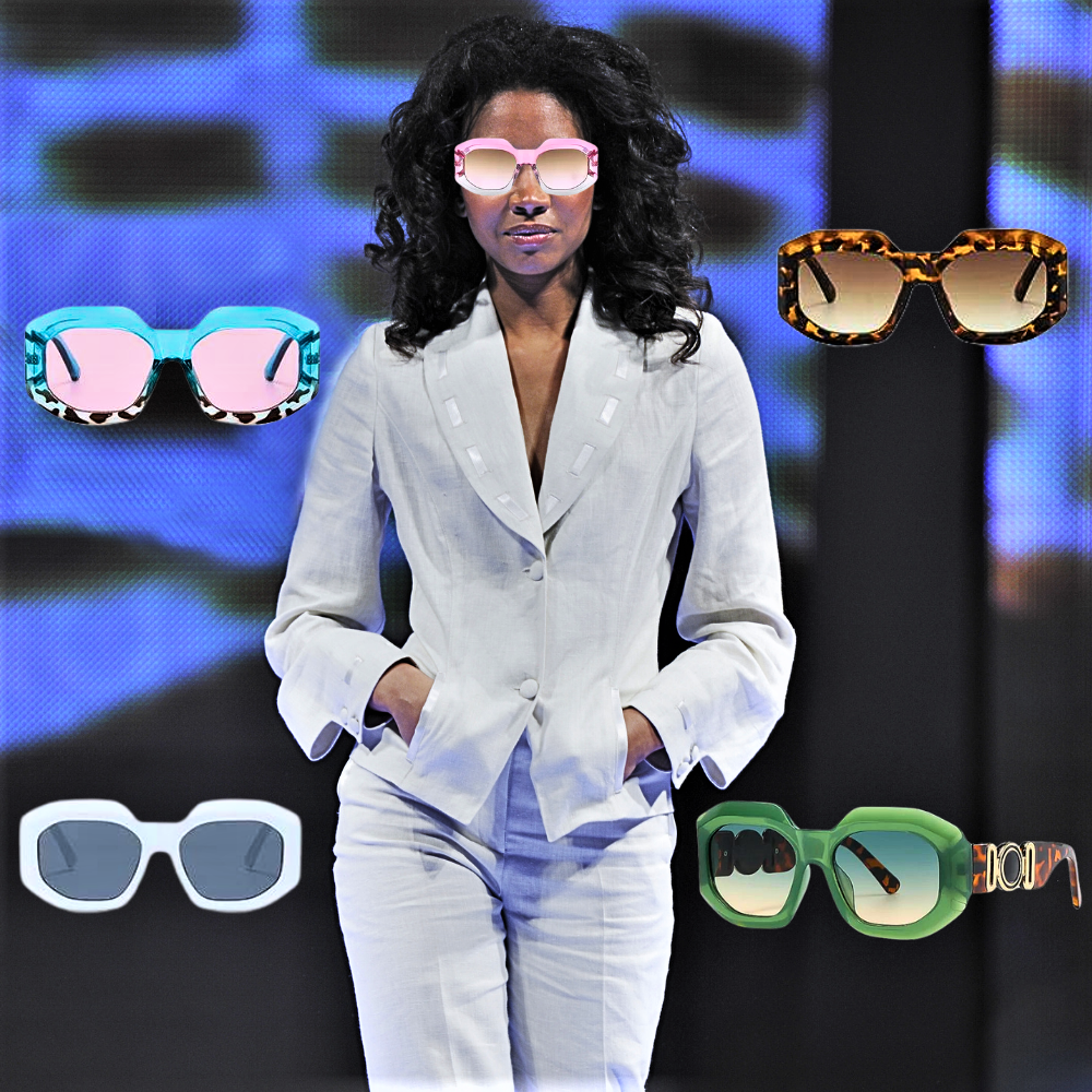 Gafas de sol cuadradas Innovación y color del mundo de la moda