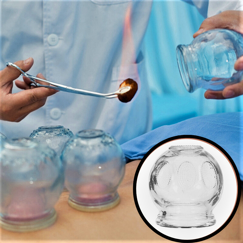 Set di 7 Coppette in Vetro per Coppettazione: Combatti la Cellulite mentre Rilassi i Muscoli e porti Benefici al Corpo