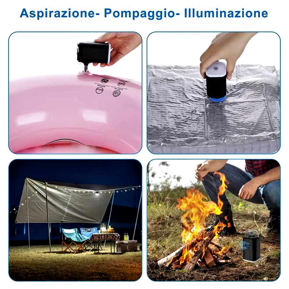 Mochila expandible con bomba de vacío 3 en 1: la innovación revoluciona tus viajes