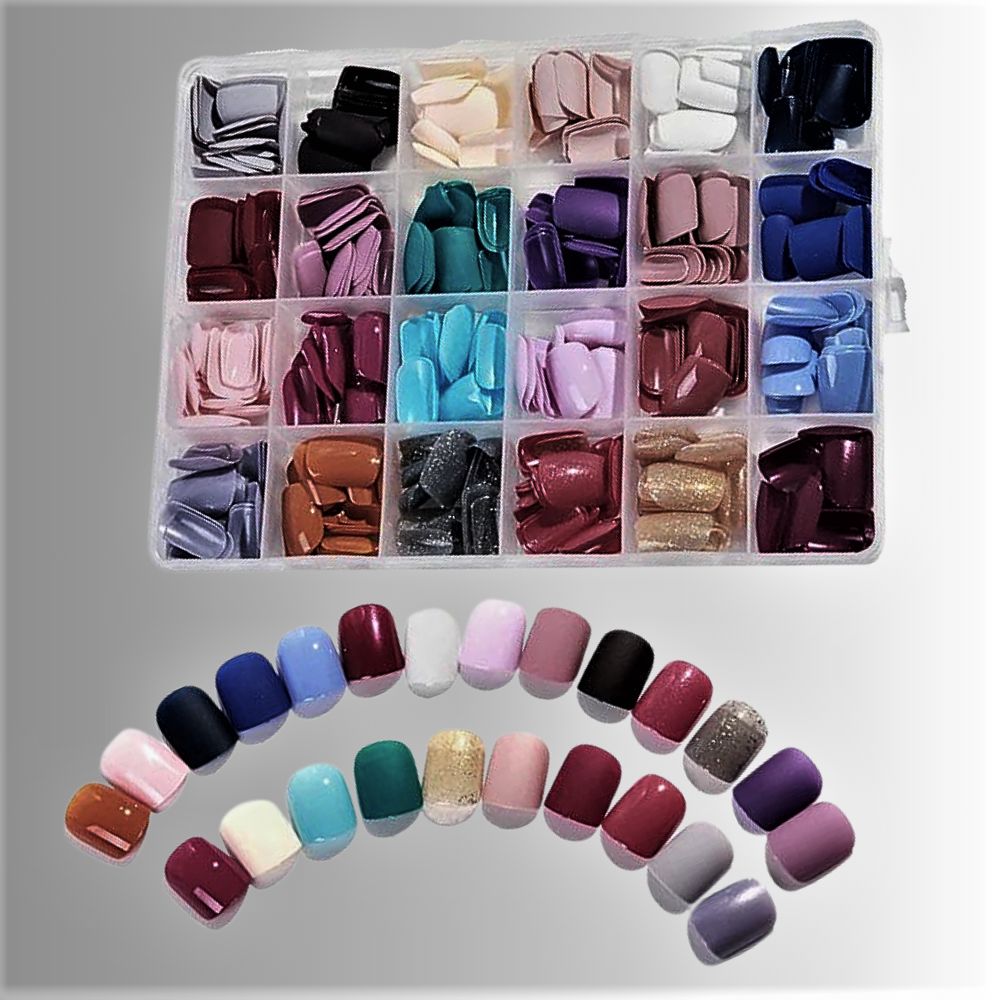 Juego de 576 colores acrílicos profesionales para uñas
