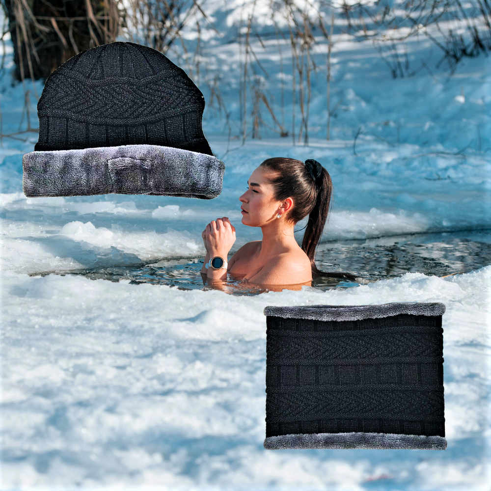 Cappello e Scaldacollo con Cuffie e Microfono Bluetooth 5.0 Calore e Tecnologia per le Tue Avventure Invernali