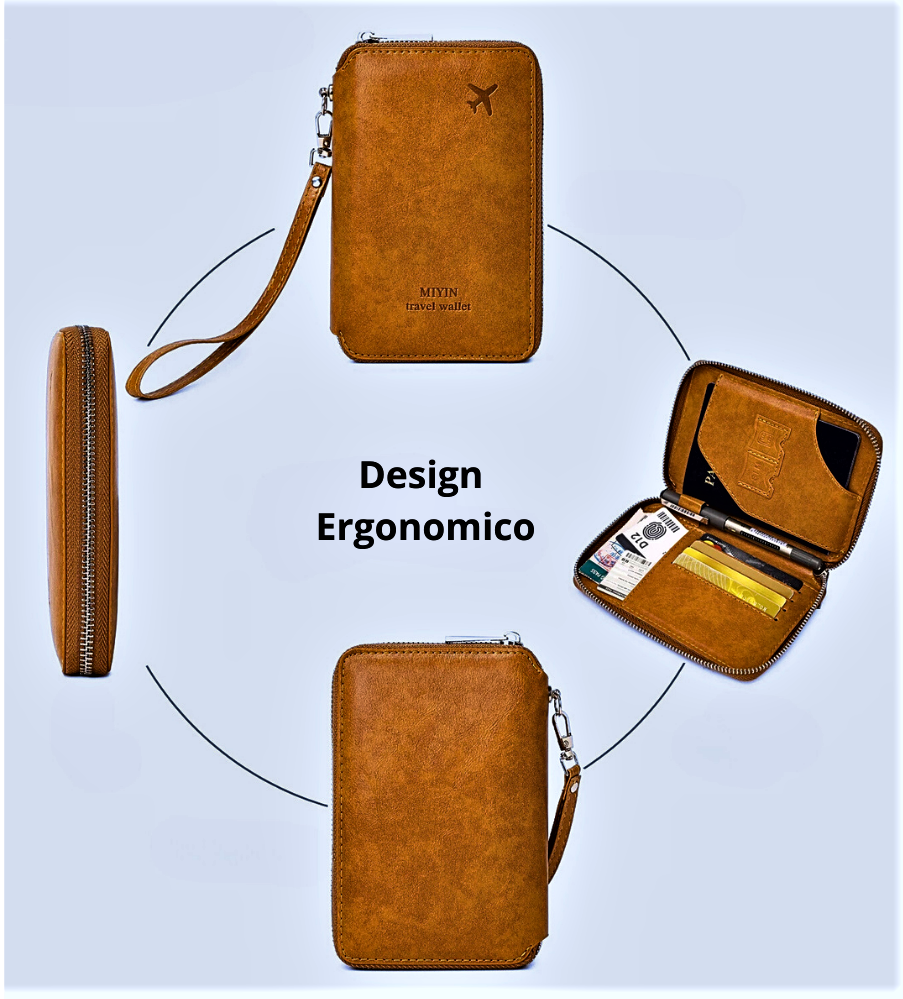 Mini porta pasaporte con tecnología RFID: comodidad y seguridad en movimiento