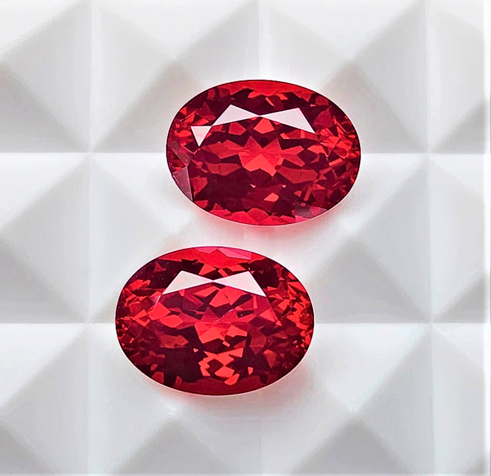 Rubino Lab Grown Taglio Ovale