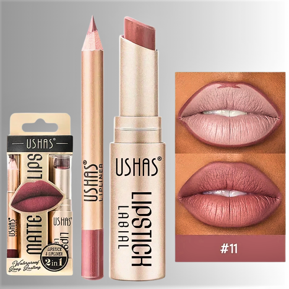 Set Rossetto & Matita per labbra – Eleganza Senza Tempo, Comfort Assoluto