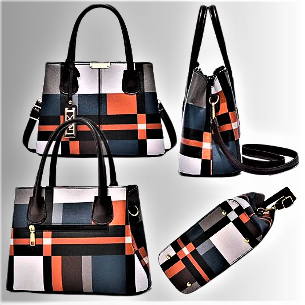 Bolso de moda de tela multicolor La originalidad se une a la modernidad