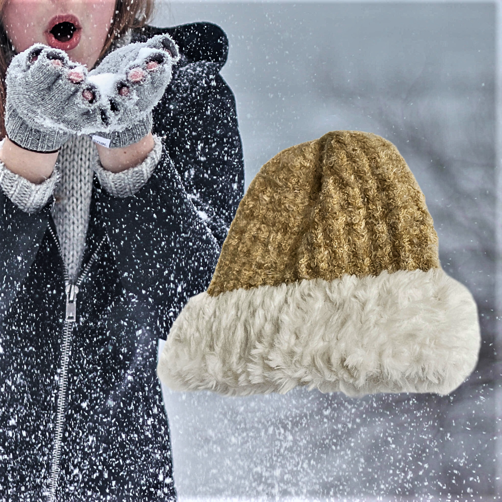 Cappello in Misto Lana Bicolore Eleganza e Comfort per un Inverno Caldo