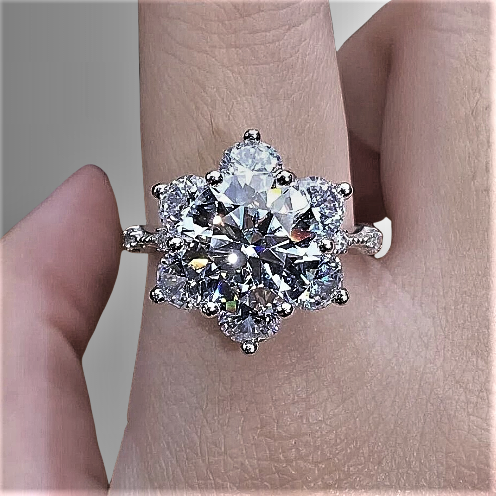 "Copo de nieve": elegancia resplandeciente
