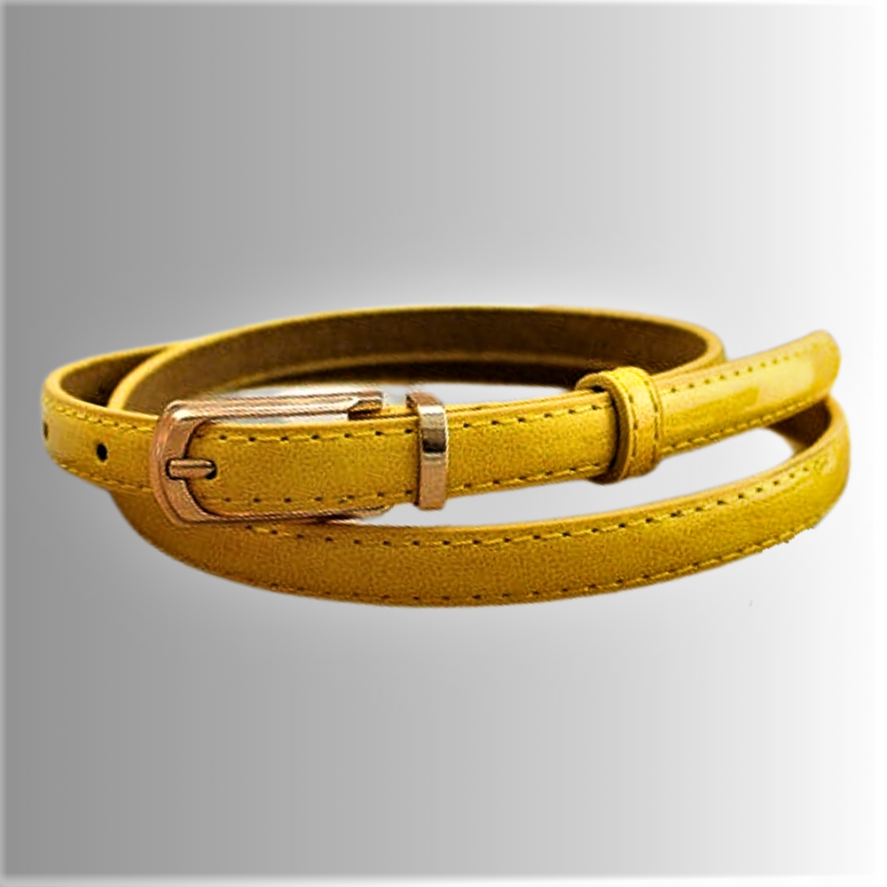 Cinturón Micro Patentado Un Toque de Color para Tus Conjuntos Casuales