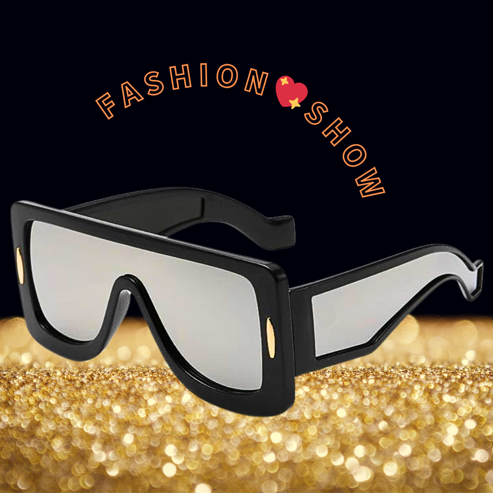 Gafas de sol "Avant-Garde" con montura de moda de gran tamaño
