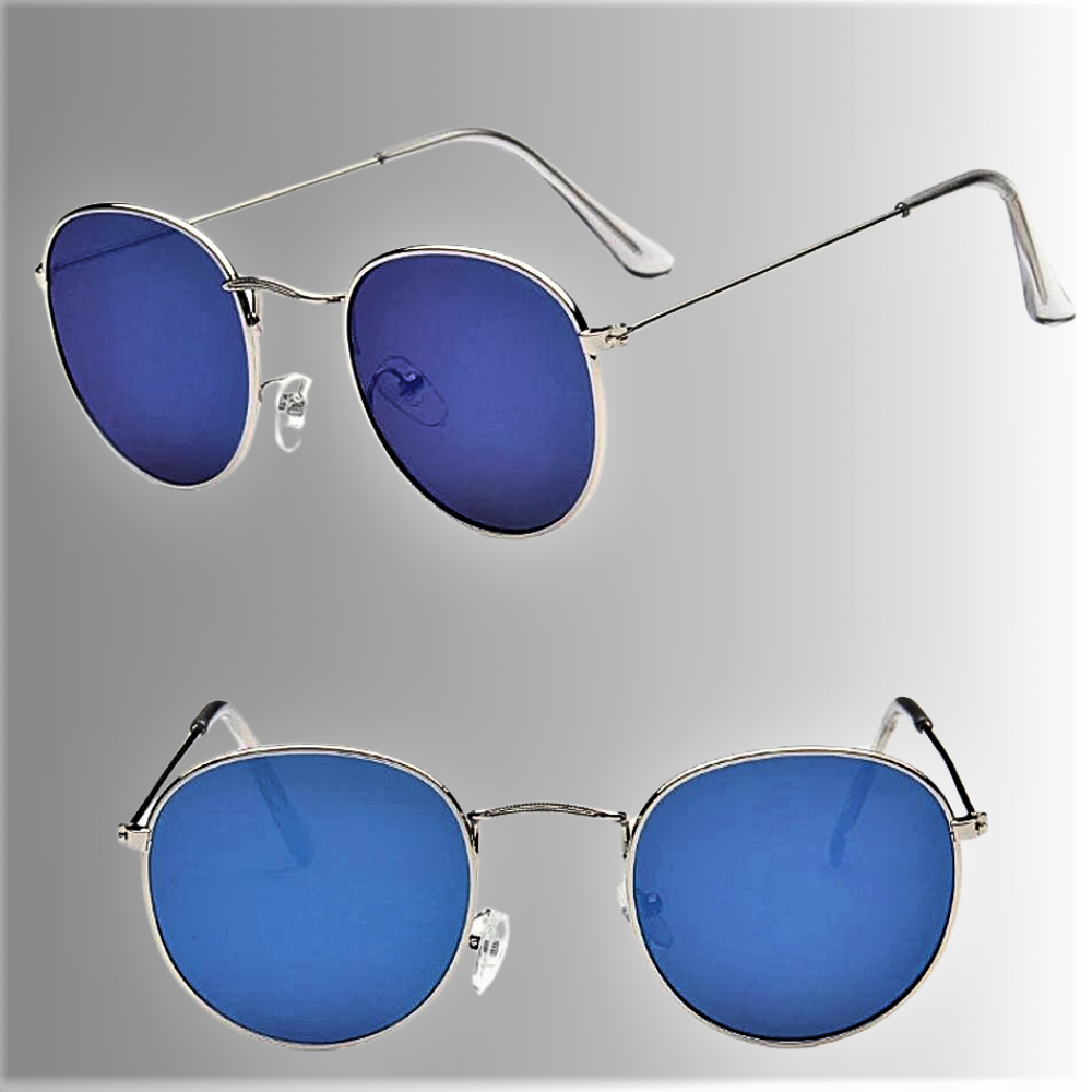 Gafas de sol "Pilot" Elegancia y color en metal