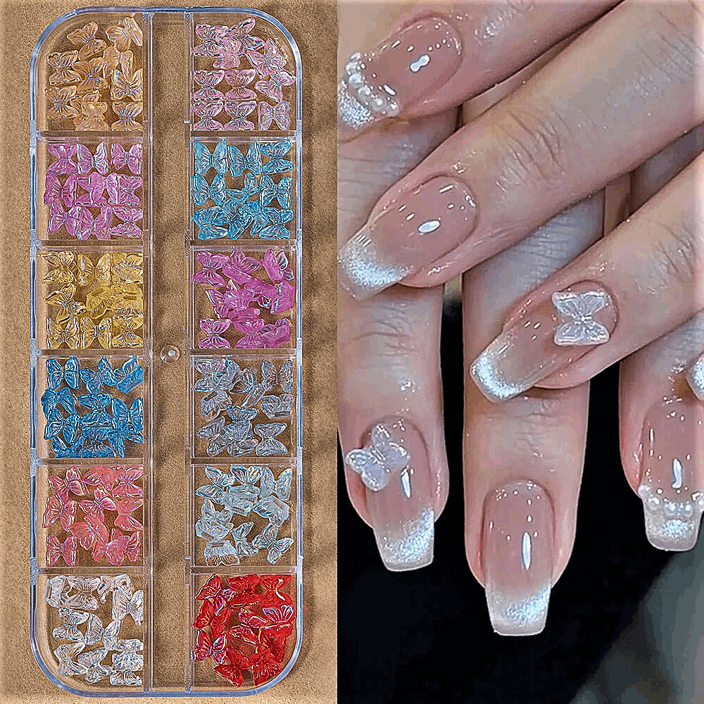 Set Decorazioni 3D per Nail Art: Fantasia e Creatività per il Tuo Fascino