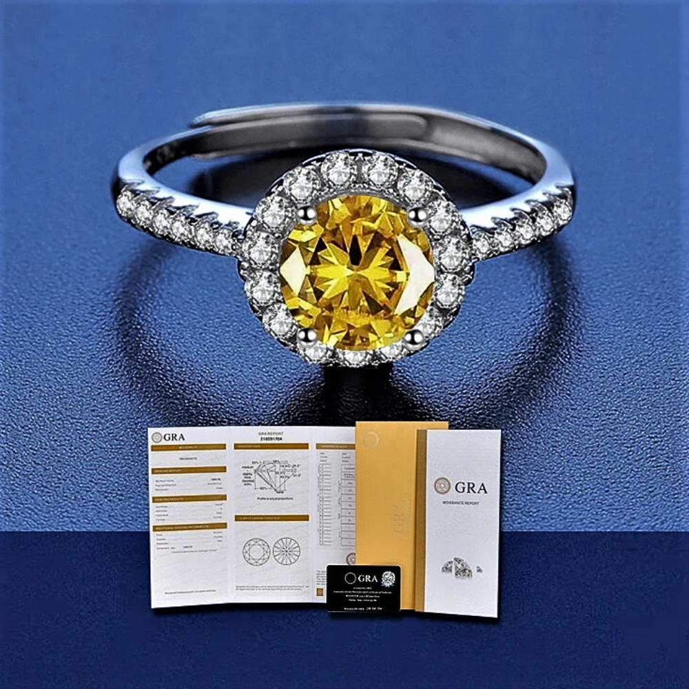 Solitario con Moissanite da 0.50 o 1 carato: 12 Combinazioni di Stile e Luce Infinita