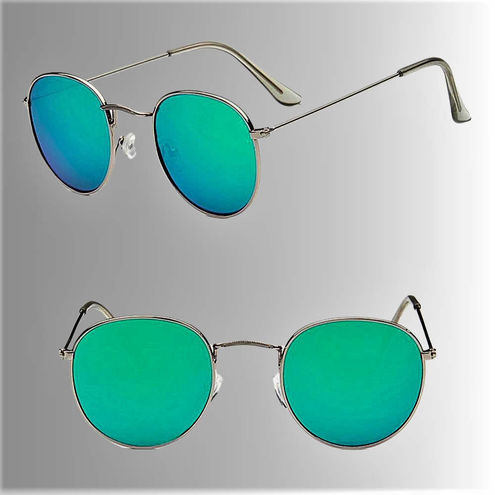 Gafas de sol "Pilot" Elegancia y color en metal