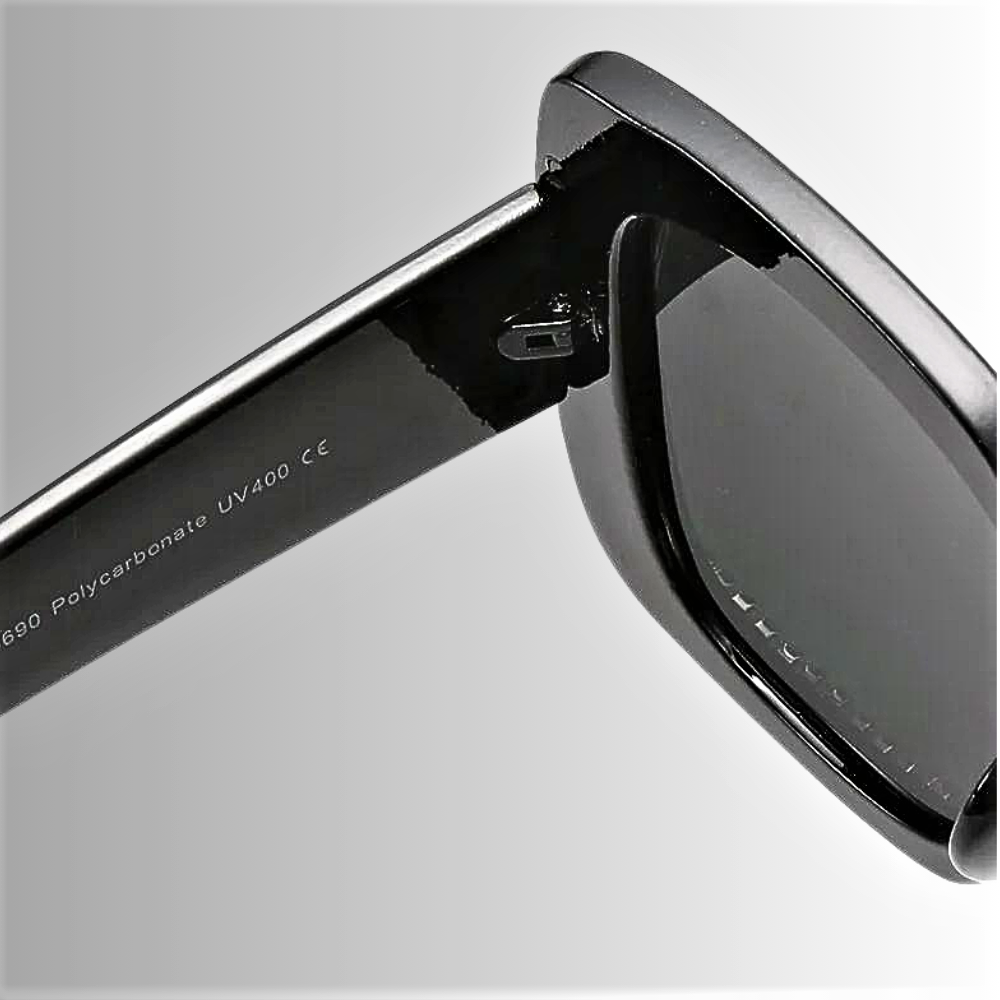 Gafas de sol cuadradas con diamantes de imitación para mujeres atrevidas