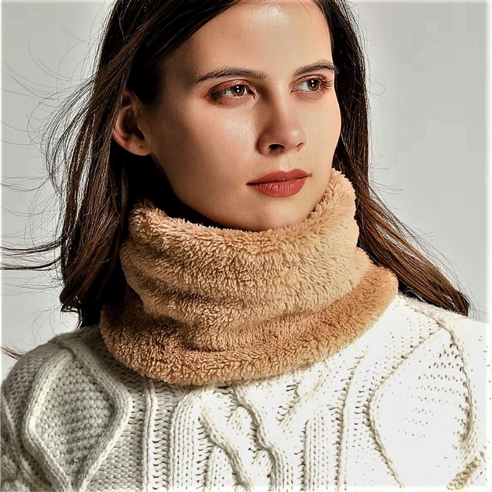 Calentador de cuello de piel de vellón: comodidad y calidez para los fríos inviernos