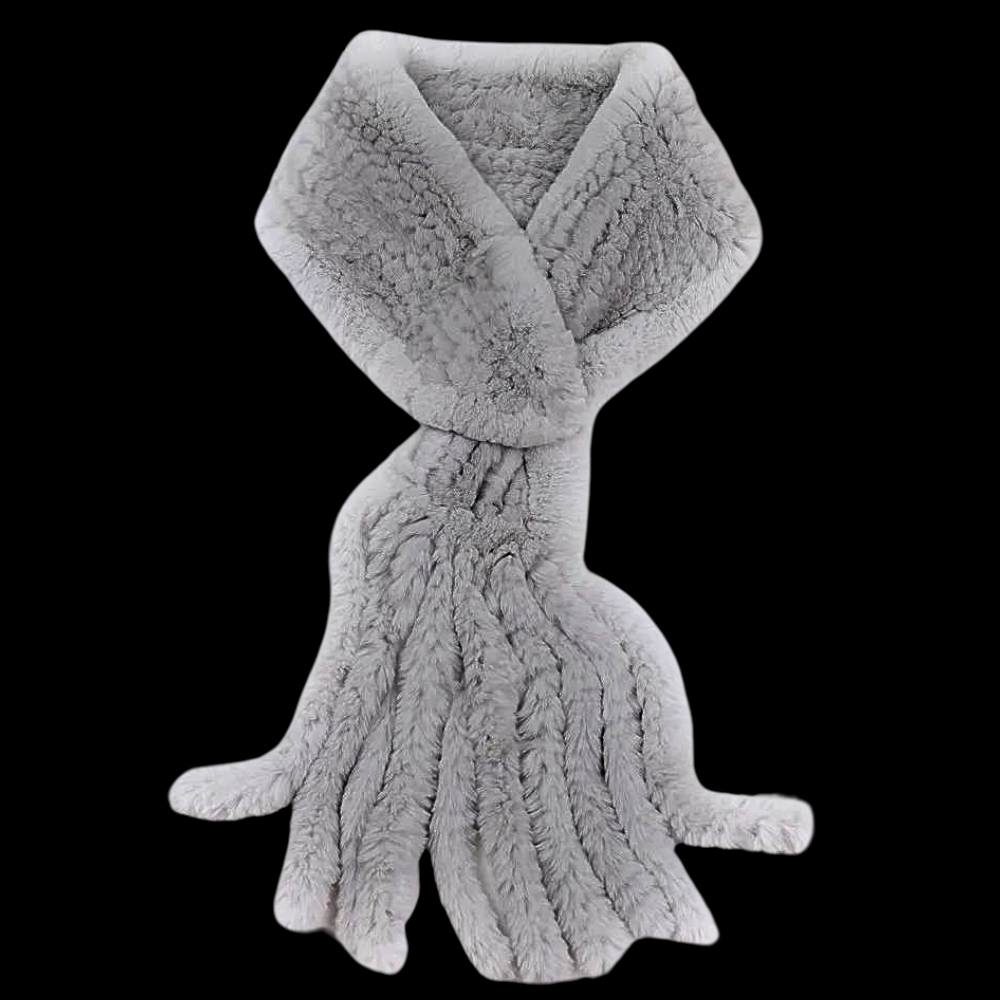 "Wallet" Scarf in Real Lapin Fur