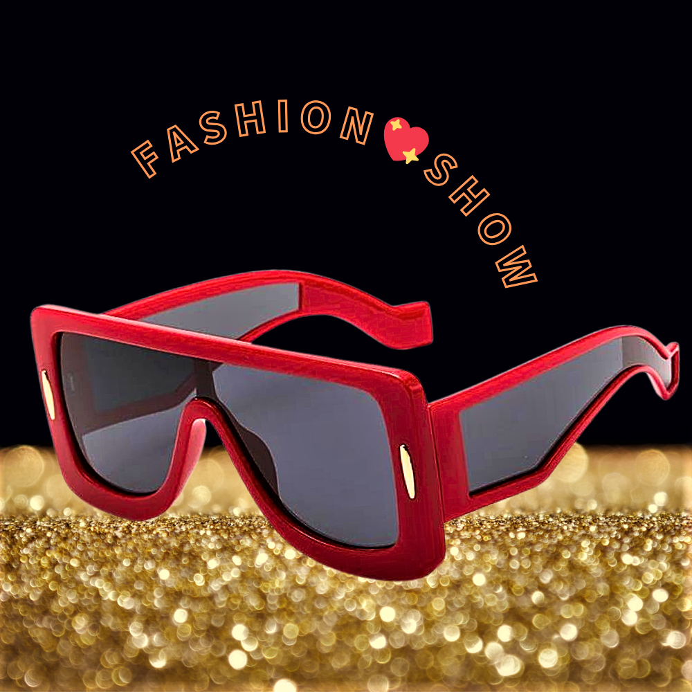 Gafas de sol "Avant-Garde" con montura de moda de gran tamaño