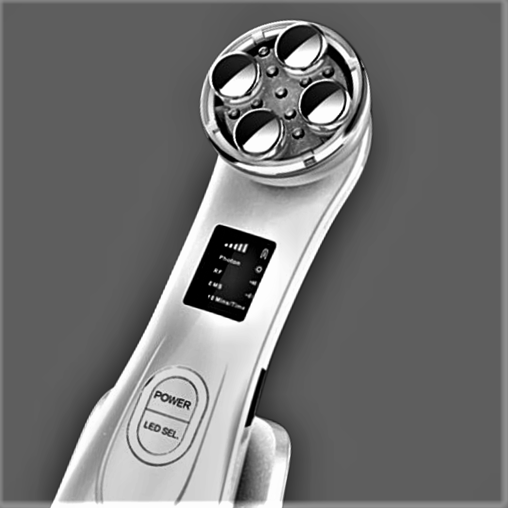 Dispositivo de belleza multifuncional de alta tecnología: EMS, electroporación, radiofrecuencia RF y LED fotónico