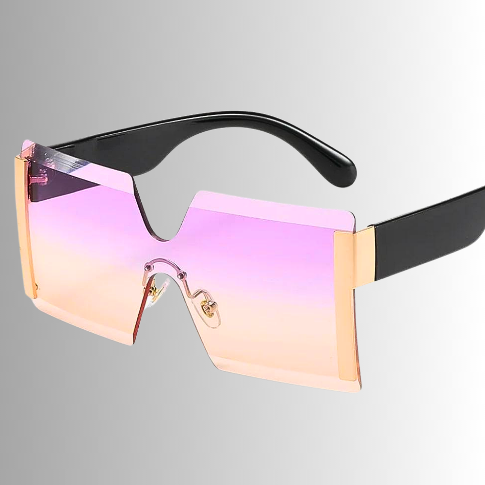Gafas de sol cuadradas de gran tamaño, elegancia y diseño