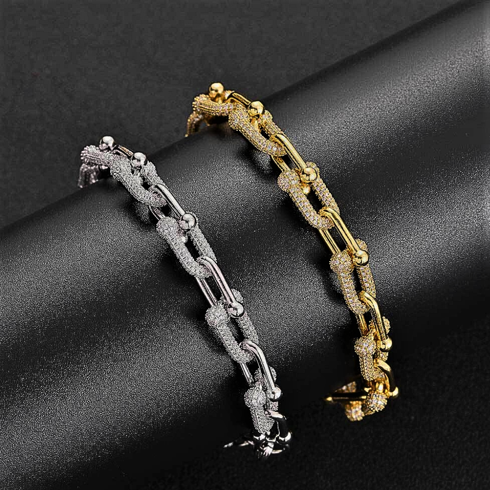 Pulsera Bracket Elegancia audaz para personalidades fuertes