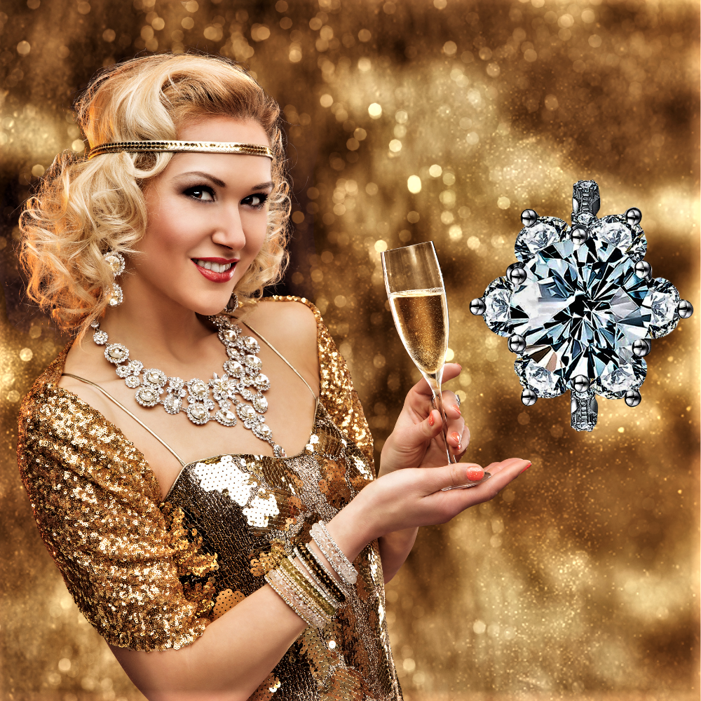 "Copo de nieve": elegancia resplandeciente