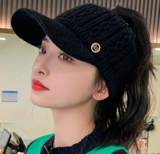 Real Lapin Knit Hat Warmth and Style