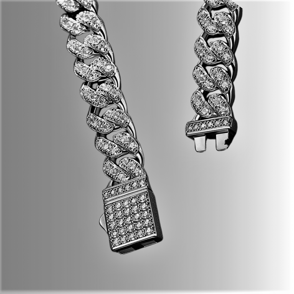 Collezione Groumette Moissanite: Bracciali e Collane in Oro Bianco o Giallo