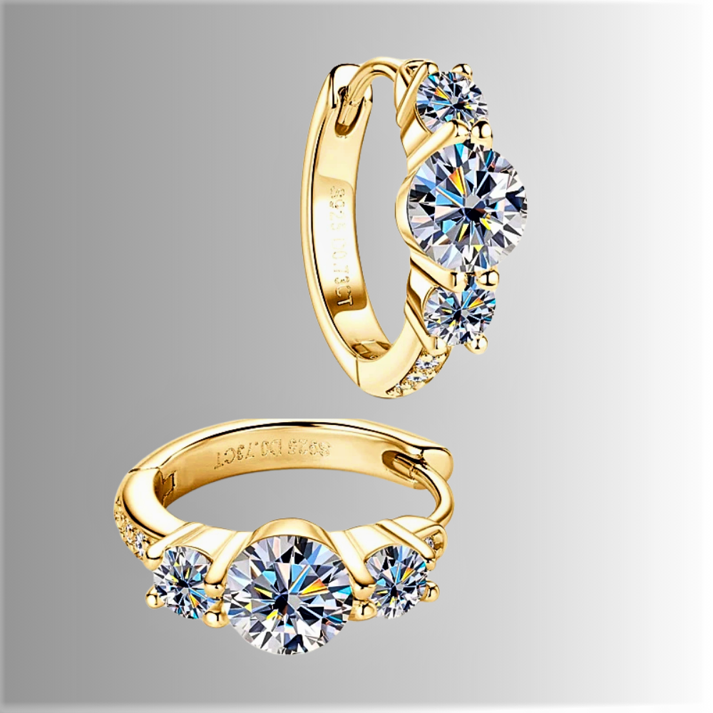 Orecchini "Trilogia Celeste" – Equilibrio, Simmetria, Brillantezza