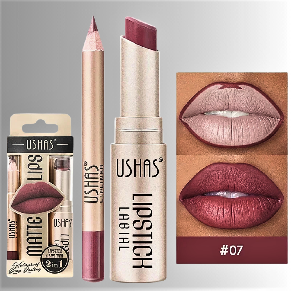 Set Rossetto & Matita per labbra – Eleganza Senza Tempo, Comfort Assoluto