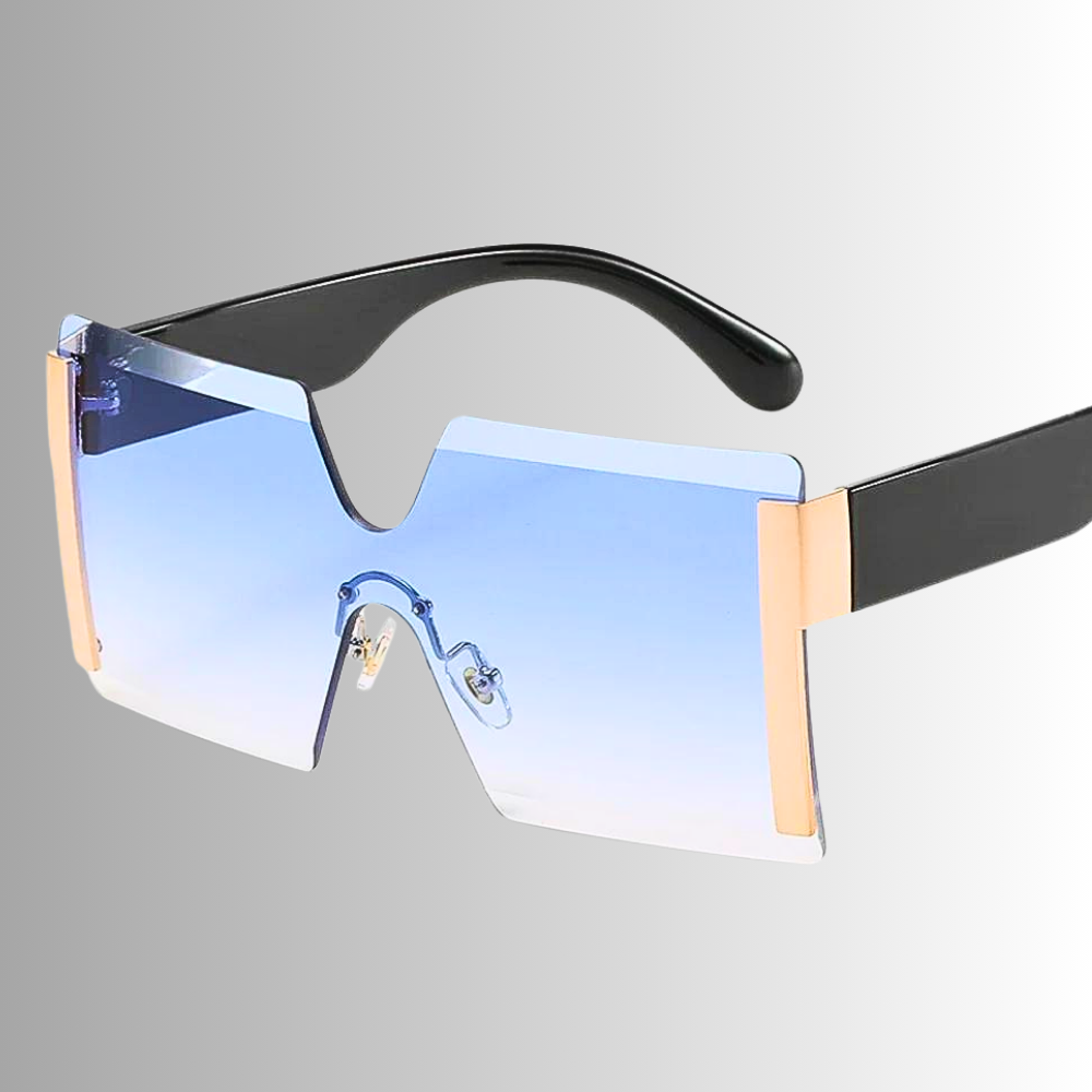 Gafas de sol cuadradas de gran tamaño, elegancia y diseño