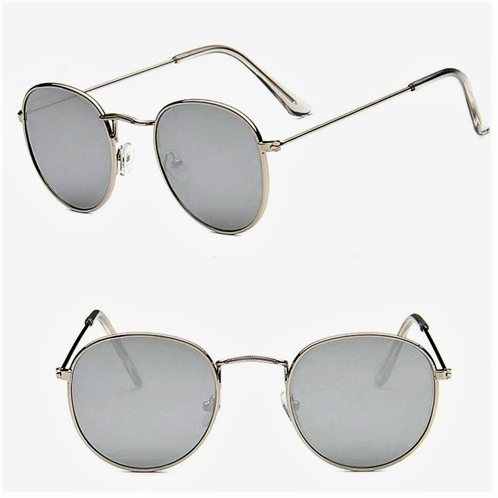 Gafas de sol "Pilot" Elegancia y color en metal